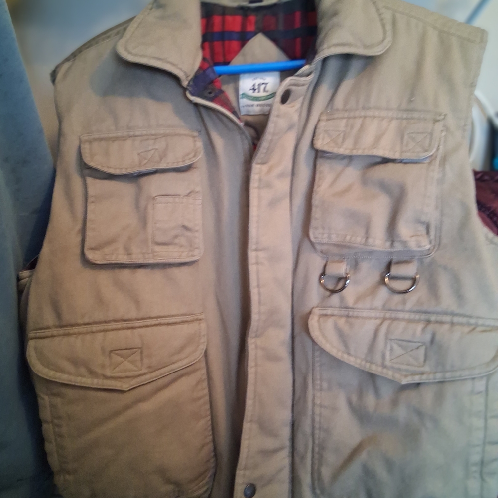 Van Heusen Khaki Men's Vest